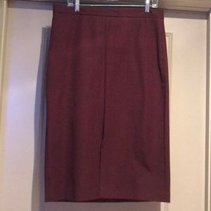 Banana Republic burgundy skirt